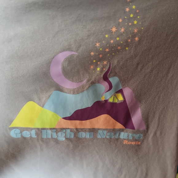 2/$15 Roots Get High On Nature T Size Small - Picture 2 of 3